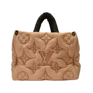Louis Vuitton On the Go Pillow Tote Bag LV Monogram Giant Brown Beige Tan